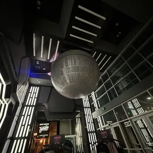 the entrance to the lobby