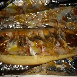 Everything minus the jalapeño....looks a mess....taste great