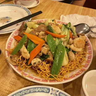Hong Kong Style Pan Fried Noodle