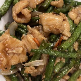 String Beans with Chicken