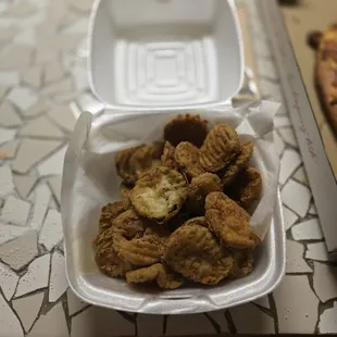 Fried pickles ($9.99)!