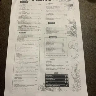 Menu page 2