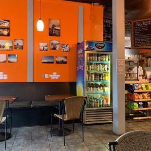 Nice decor. Quiet and comfortable.