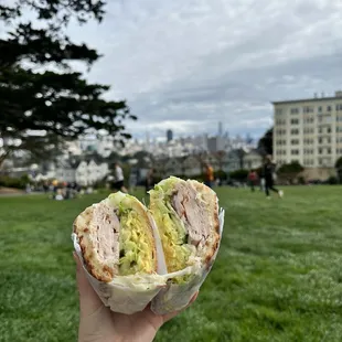 Smoked turkey sandwich