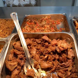 a variety of dishes