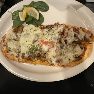 Sausage Flatbread. Exceeded expectations.