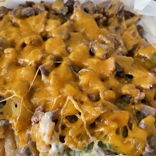 a close up of a plate of food