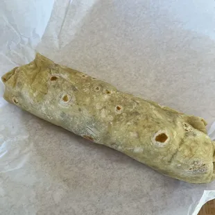 Bacon breakfast burrito