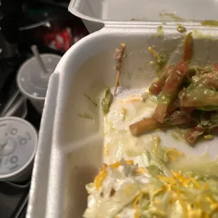 There was a Tooth pick in my rolled tacos in my second to last one almost stabbed me in my mouth