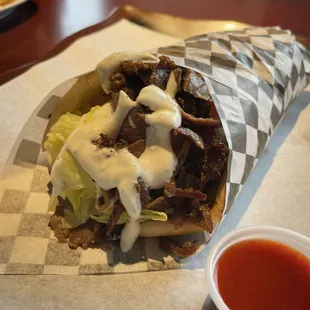 Beef and Lamb Doner Sandwich