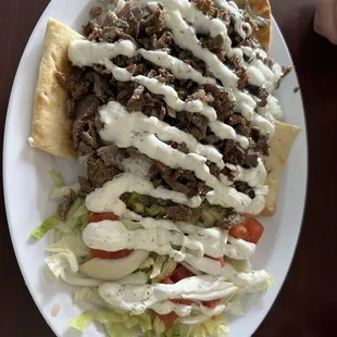 Doner Plate Beef and Lamb