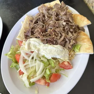 Doner Plate Beef and Lamb