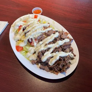 Doner Salad Beef and Lamb