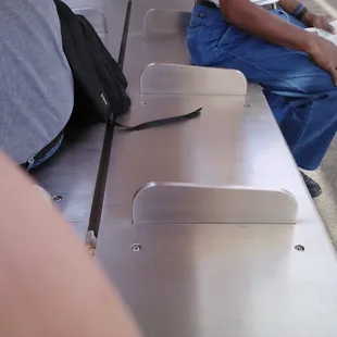 The anti homeless benches.