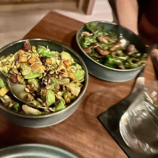Brussels Sprouts and Butternut Squash and Swiss Chard and Shiitake