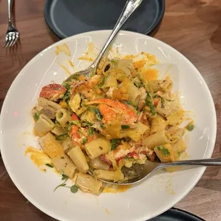 Lobster and Butternut Squash Carbonara