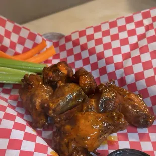 Smoked Traditional or Boneless Wings - Half