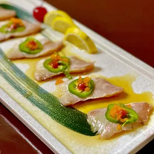 a plate of food on a table