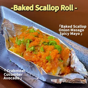 a baked salad roll on a plate