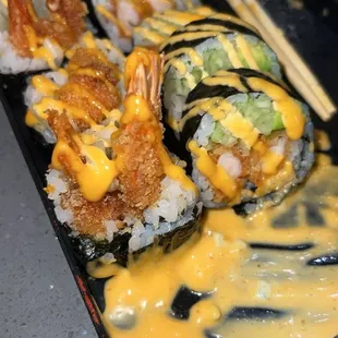 sushi and sashimi, food