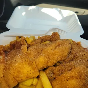 Catfish &amp; fries.