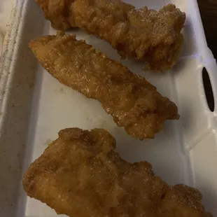 Fried cod. Ask for it fried hard. It's delicious!