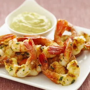 Garlic Lime Spot Prawns