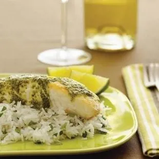 Zesty Cilantro Halibut