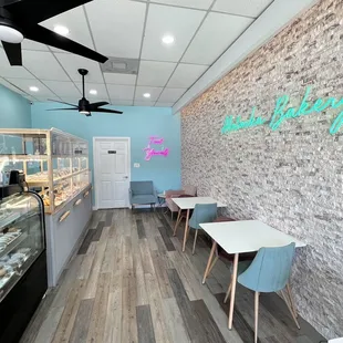 the interior of the restaurant