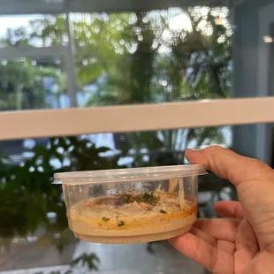 chintzy portion of hummus for $8.50