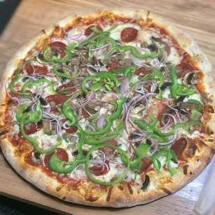 pizza, food