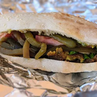 Falafel sandwich
