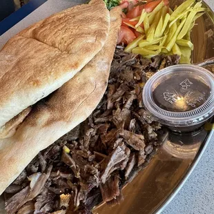 Beef Shawarma Sandwich