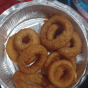 Onion rings only thing that I was able to eat