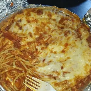 Baked spaghetti