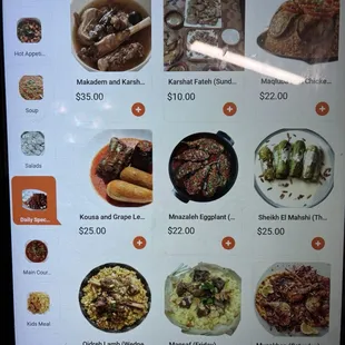 ramen and noodles, menu