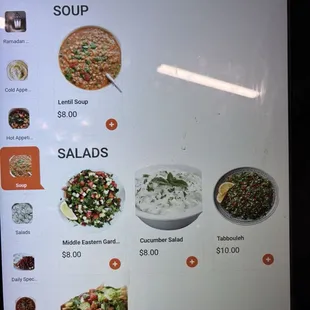 ramen and noodles, menu