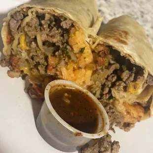 Mar Y Tierra aka Surf and Turf Burrito