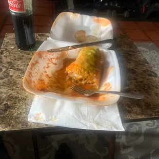Al pastor burrito