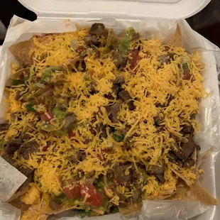Super Nachos (sour cream on the side)