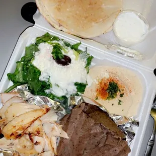 Chicken &amp; Gyro Combination