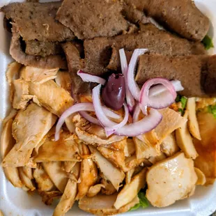 Chicken + Gyro Salad