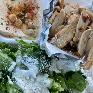CHICKEN SHAWARMA PLATE