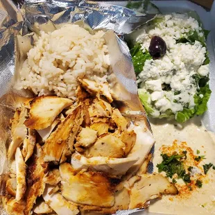 Lunch Chicken Shawarma Plate