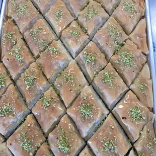 Fresh baklava