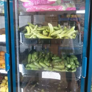 More fresh vegetables.