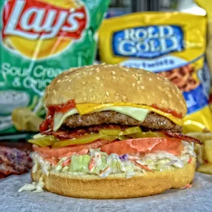 bacon cheese burger