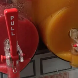 fresh mango and strawberry juice