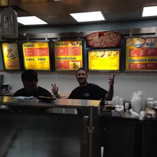 Picking up another fartoush salad and meet schwarrma