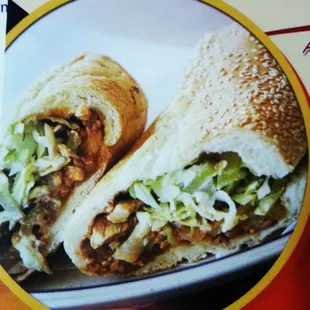 chicken fajita sub